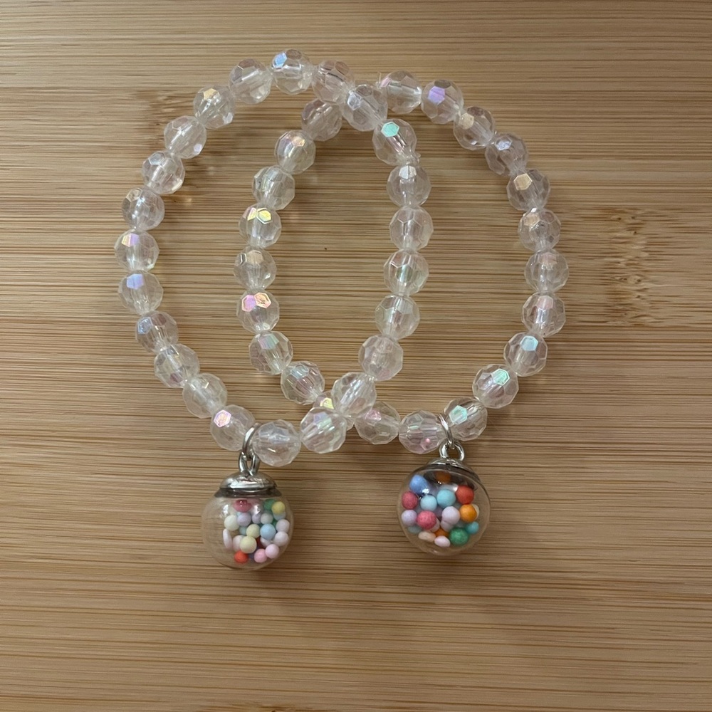 Colorful Beaded Charm Bracelets